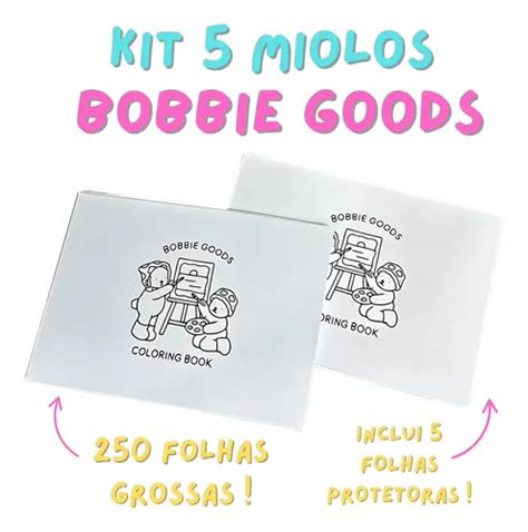 Bobbie Goods Tem Quantas Paginas - Bobbie Goods Kit 5 Miolos Com 50 Folhas Cada Paginas Grossas 180g ...
