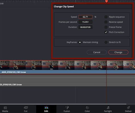 5 Methods For Great Slow Motion And Speed Effects In DaVinci Resolve