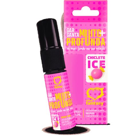 Spray Oral Beijável Garganta Muito Mais Profunda Sexy Fantasy Sabores Variados Ml Kit sex shop