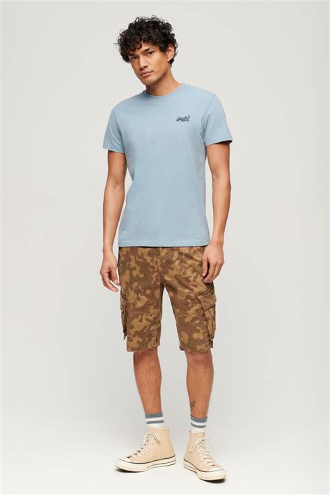Superdry Organic Cotton Essential Small Logo T Shirt China Blue Men