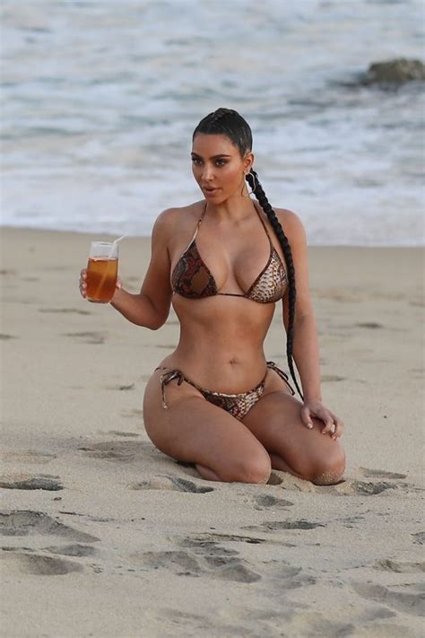 Kim Kardashian Sexy Bikini Set Bts Photos The Fappening
