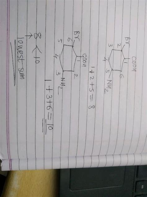 The Correct Iupac Name Of Compound Is Br Nh Amino