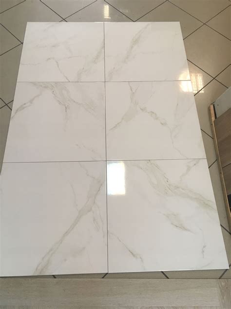 PŁytki Gres Calacatta Carrara BiaŁe Marmur 60x60 14153035177 Allegropl