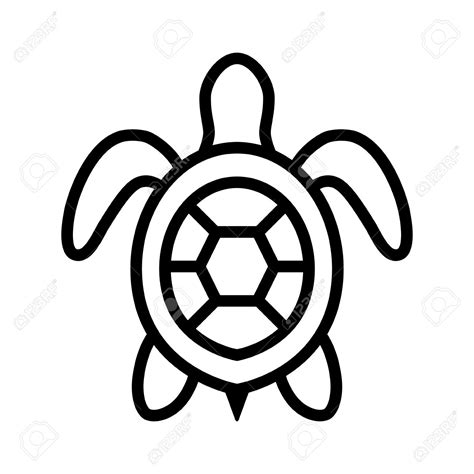 Black And White Clipart Turtle | Free download on ClipArtMag