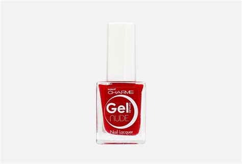 Charme Лак для ногтей Gel Nude 110 Алый 10 мл купить в Минске