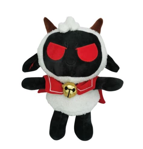 30cm Black Lamb Smile Cult Of The Lamb Stuffed Animal Plush Cult Of