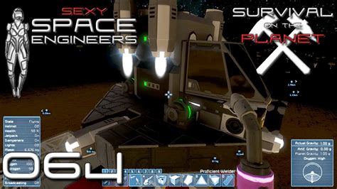 Sexy Space Engineers 064 Back Home Ω Lets Play Space Engineers Planetsurvival Youtube