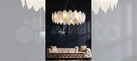 Люстра потолочная светодиодная "Перья ангела" купить в Москве | Товары ...