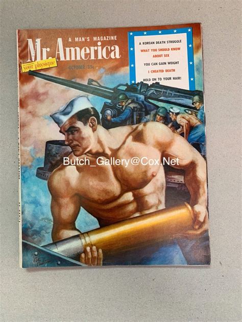 Beefcake Vintage Male Physique Gay Shirtless Muscle Military Magazine 1953 For Sale Holidays Net