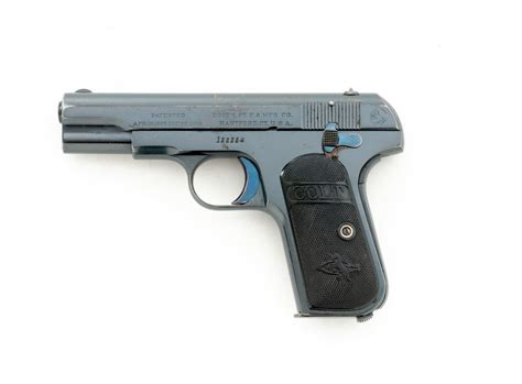 Colt Model 1903 Pocket Hammerless Semi Auto Pistol