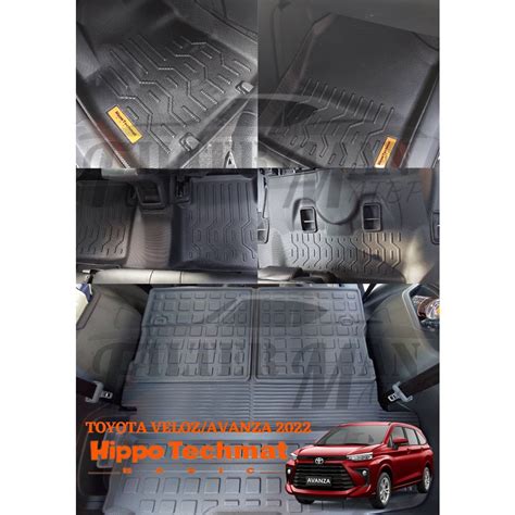 TOYOTA AVANZA 2022 2024 Hippo Techmat Basic Deep Dish Mats Shopee