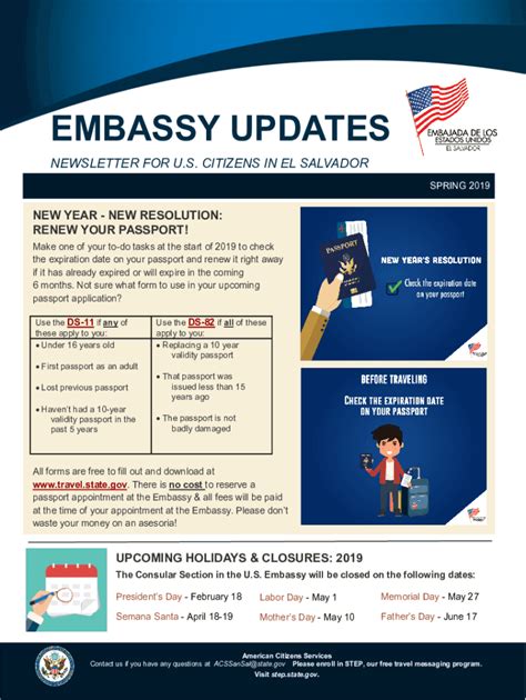 Fillable Online Sv Usembassy Updated A Country By Country Guide To