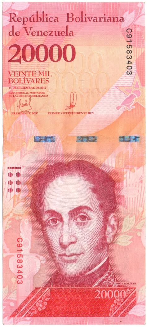 BILLETES DEL MUNDO: Venezuela