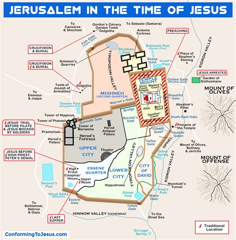Way Of Blood Jerusalem Map