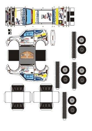 Épinglé par Amslot sur COCHES RECORTABLES DAKAR Modèles en papier