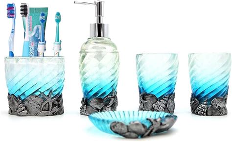 Seashell Bathroom Accessories Sets – Everything Bathroom