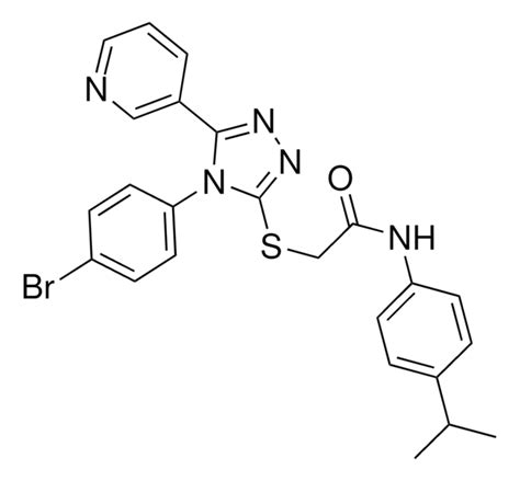 Bromophenyl Pyridinyl H Triazol Yl Sulfanyl N