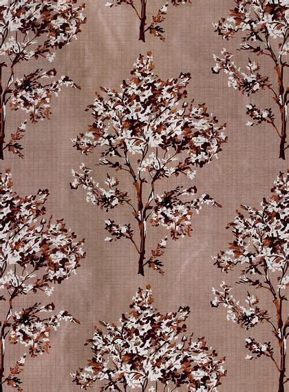 Vjk Fab Tree Design Printed Curtains For Home Window Door Drawing