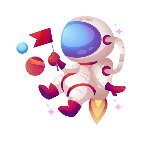 Космические элементы, включая ракету | Бесплатно PSD Файл