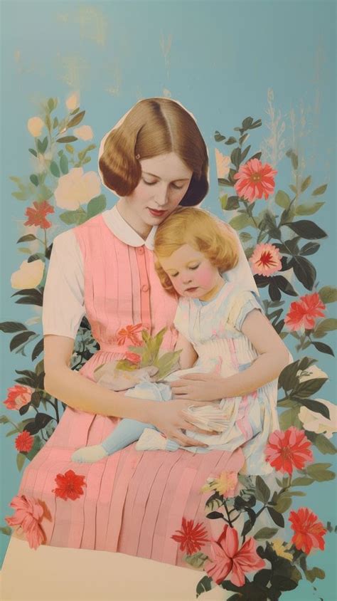 Love Mother Art Portrait Painting Free Photo Illustration Rawpixel