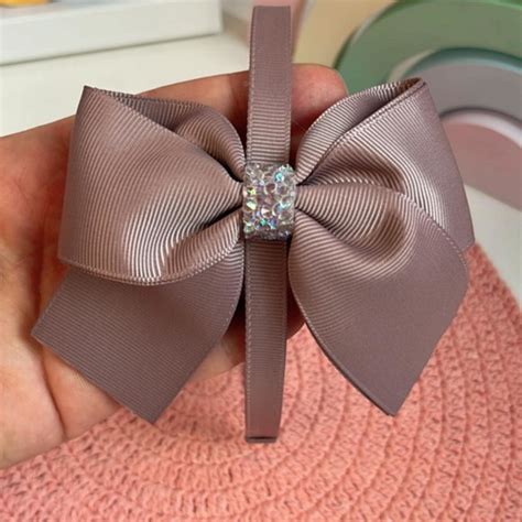 Tiara Laco Pontas Nude Produtos Personalizados No Elo