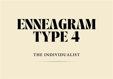 enneagram type   individualist personality hunt