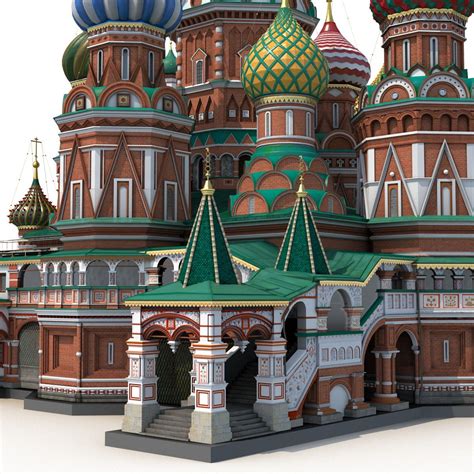 Собор Василия Блаженного 3D Модель $199 - .max .3ds .obj .c4d .ma - Free3D
