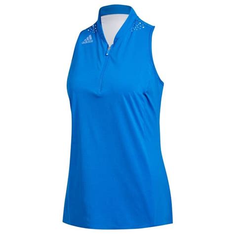 Adidas Womens Sleeveless Racerback Golf Polo Shirt Carls Golfland