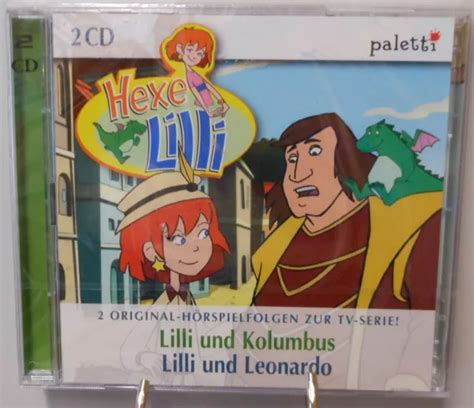 HEXE LILLI 2X CD 2x Original Hörspiele Kolumbus und Leonardo zur TV