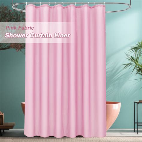 Inosoo Water Repellent Fabric Shower Curtain Liner 72 Wx 78 H Extra Long Washable Cloth Shower