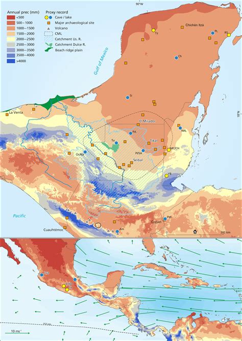 cp climate impact   development  pre classic maya civilisation
