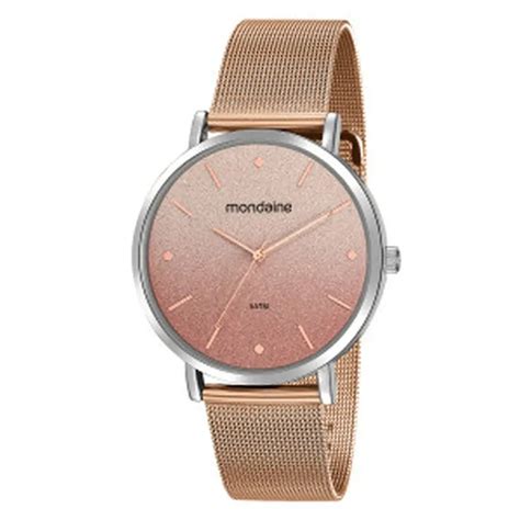 Relógio Mondaine Feminino Analógico Rose Gold 53873LPMVGE3 Submarino