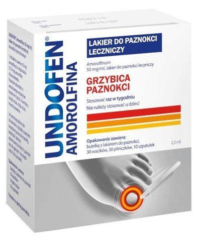 Undofen Amorolfina Lakier Do Paznokci Leczniczy 2 5 Ml Cena Opinie