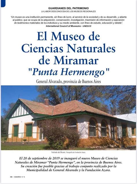 Museo De Ciencias Naturales De Miramar Punta Hermengo El Museo En