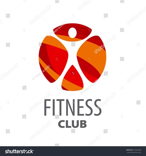 Round Vector Logo Fitness Center Stock Vector (Royalty Free) 315923288