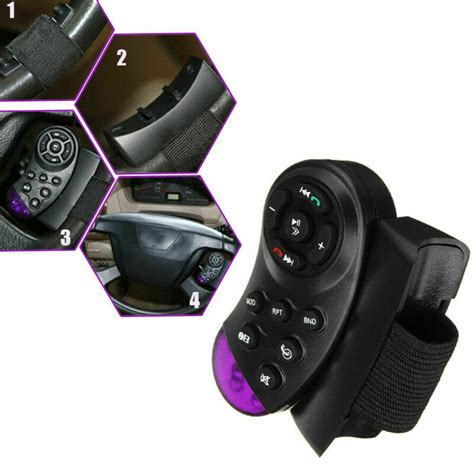 Universal Wireless Car Steering Wheel Button Remote Control For Cd Dvd