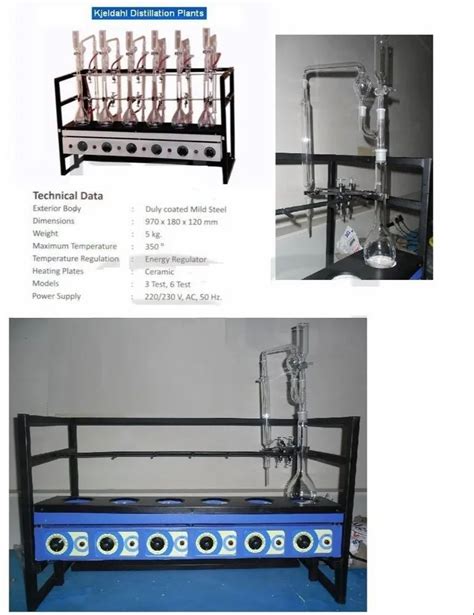 Glass Kjeldahl Digestion Distillation Unit For Chemical Laboratory At