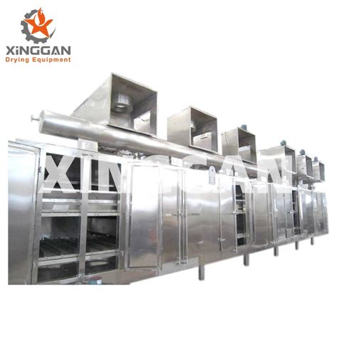 Industrial Hot Air Tunnel Drying Oven Genonema Conveyor Belt Dryer For Dyed Yarn Color Fastness