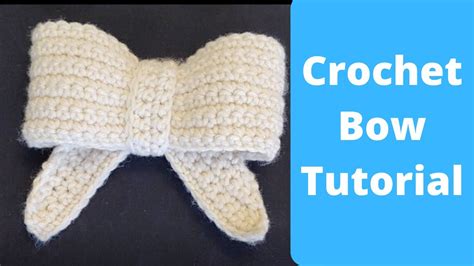 Crochet Bow Tutorial Youtube