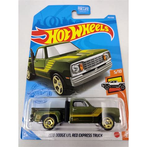 Hot Wheels Treasure Hunt Dodge Li L Red Express Truck Green Gtc D Shopee