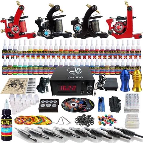 Solong Tattoo Tkd Kit De Tatouage Compl Te Machine Tatouer