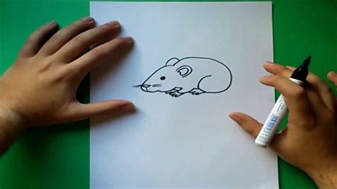 Como Dibujar Un Raton Paso A Paso How To Draw A Mouse Youtube