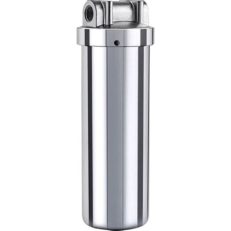 Магистральный фильтр Unicorn 1/2'' для гор. воды 10" (колба нерж сталь ...