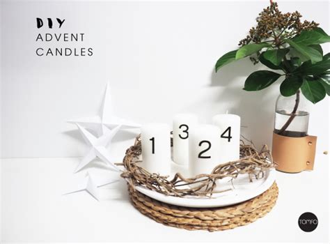 DIY Advent Candles | TOMFO