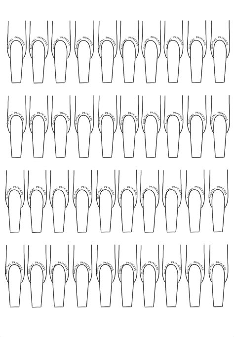 Get Creative with These Printable Nail Art Templates