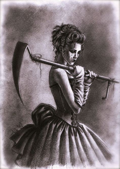 Vengeance Of A Bride Creepy Drawings Dark Drawings Cool Drawings