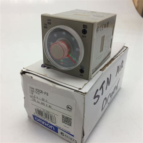 OMRON H3CR F8 Solid State Twin Timer 48 X 48mm 100 240VAC 1 2s 30h