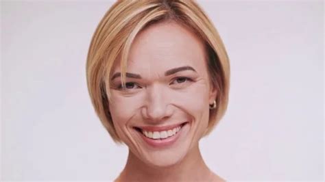 Blonde Caucasian Middle Aged Female Smil Stock Video Pond