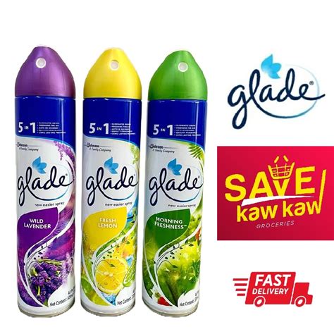 Glade Aerosol Spray 320ml Fresh Lemon Wild Lavender Morning Freshness Shopee Malaysia