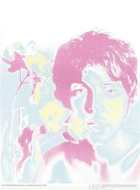 1968 Richard Avedon Paul McCartney Poster Chairish